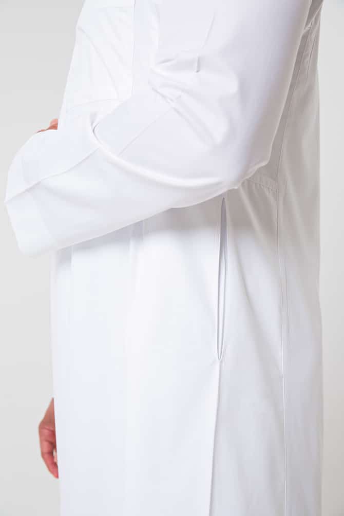 Al-Shiaka® Saudi Collared Thobe - White