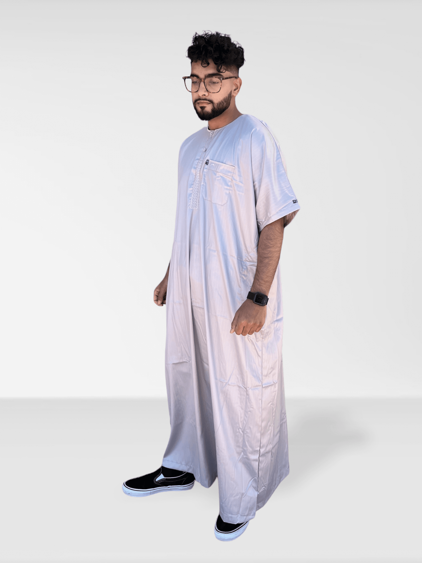 Ikaf® Half Sleeve Thobe - Beige