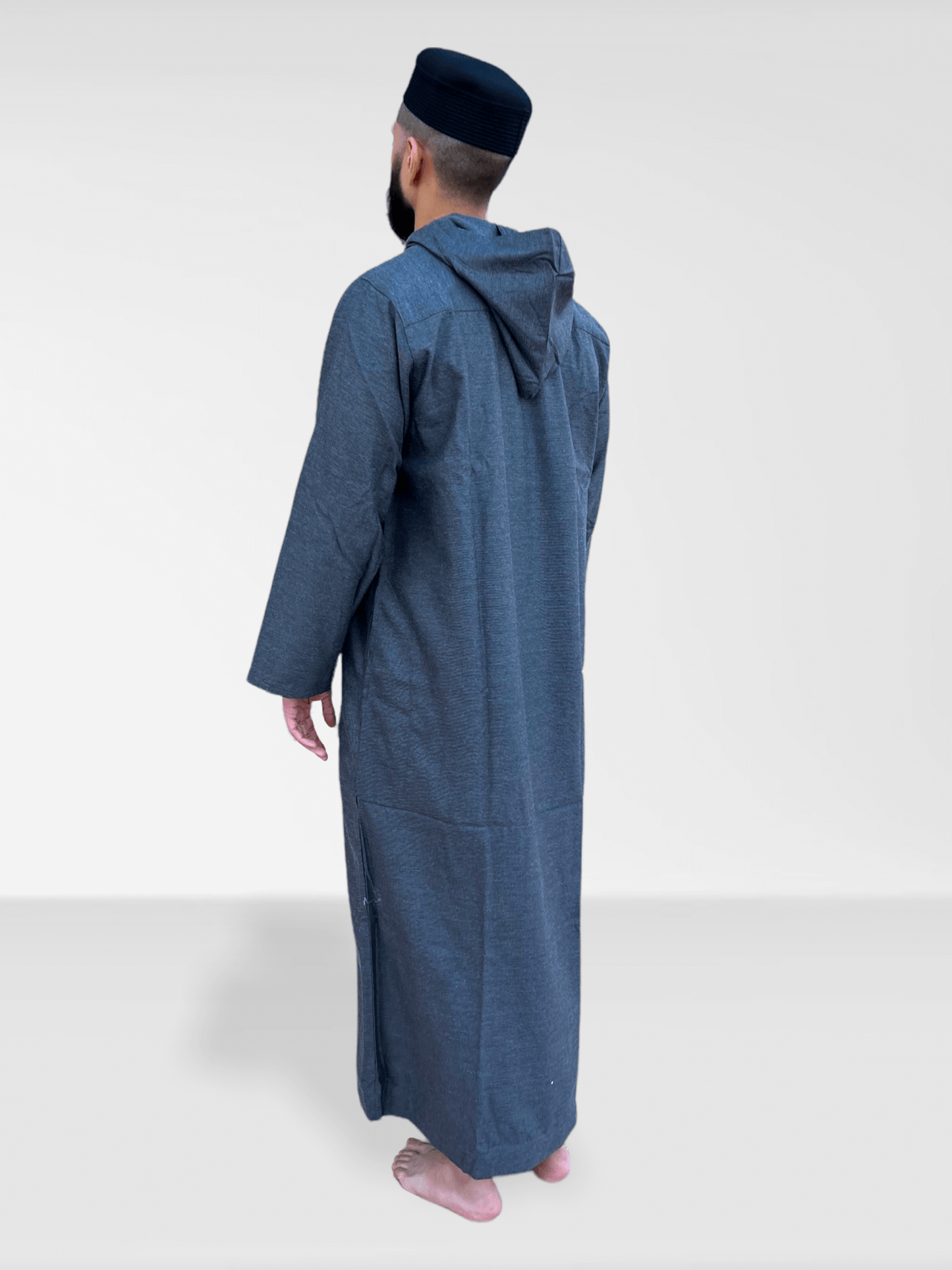 LSHBON® Hoodie Thobe - Dark Blue