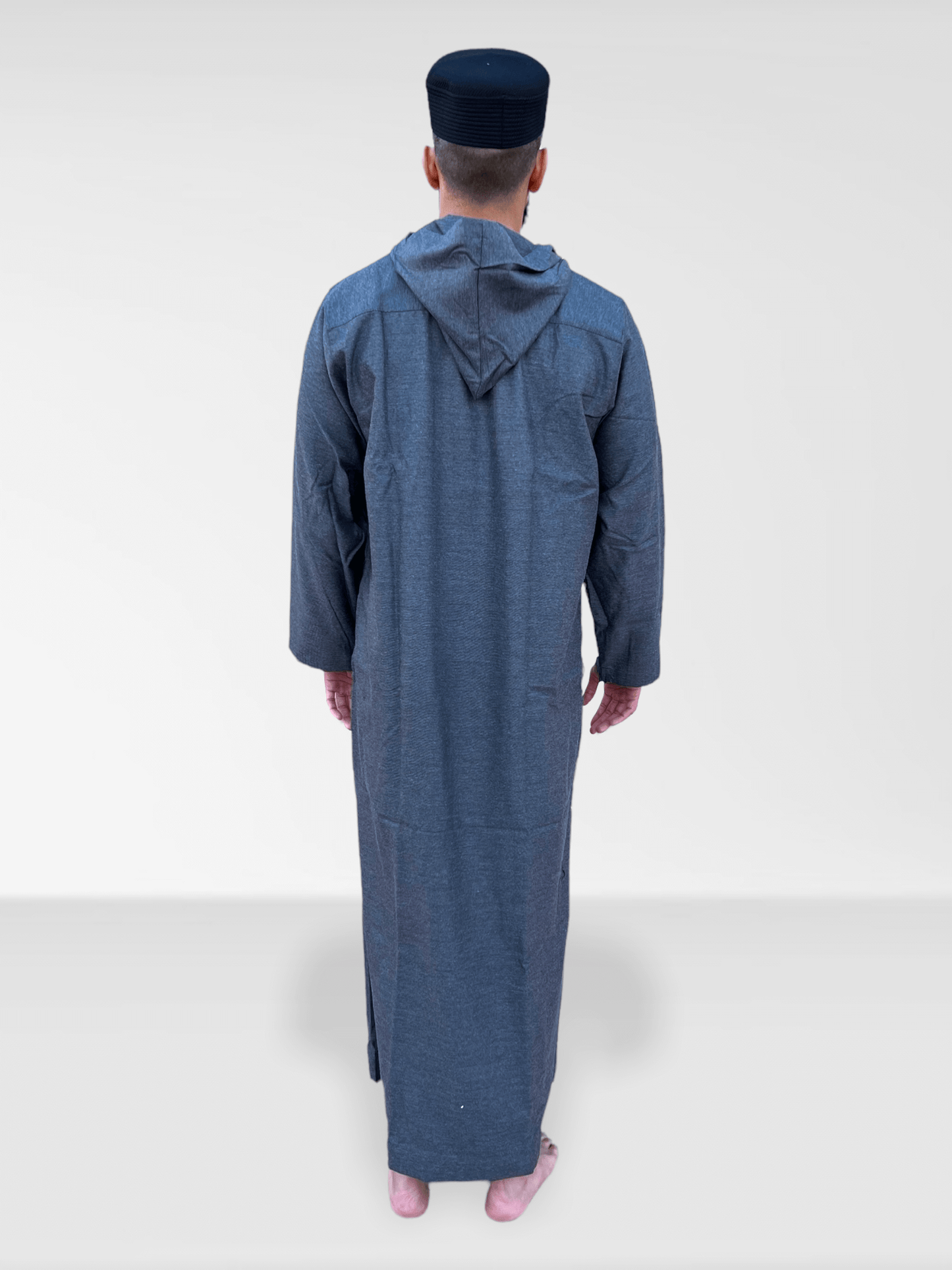 LSHBON® Hoodie Thobe - Dark Blue