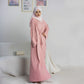 Two-Piece Abaya - Lemonade Pink