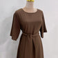 Dubai Luxury Two-Piece Abaya - Coffee