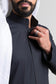 Al-Shiaka® Saudi Collared Thobe - Black