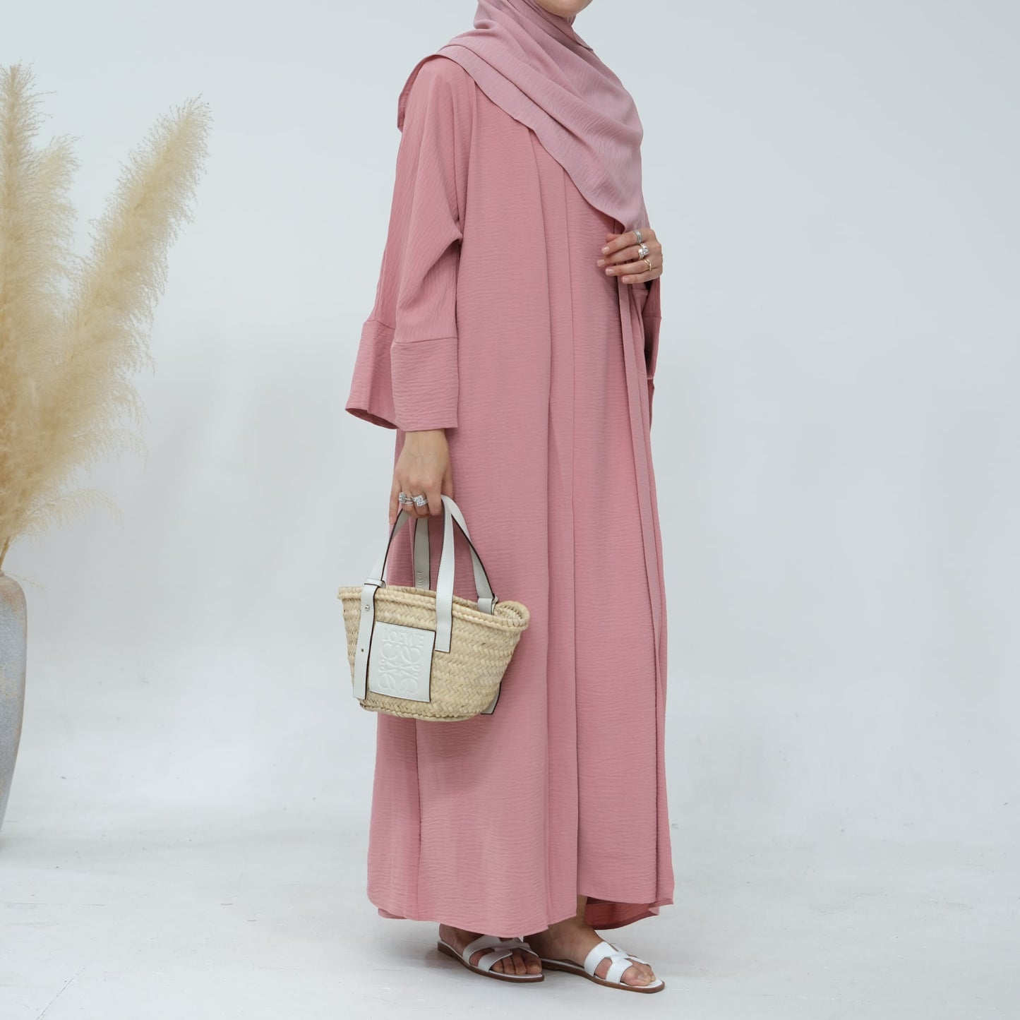 Two-Piece Abaya - Lemonade Pink