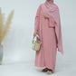 Two-Piece Abaya - Lemonade Pink