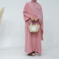 Two-Piece Abaya - Lemonade Pink