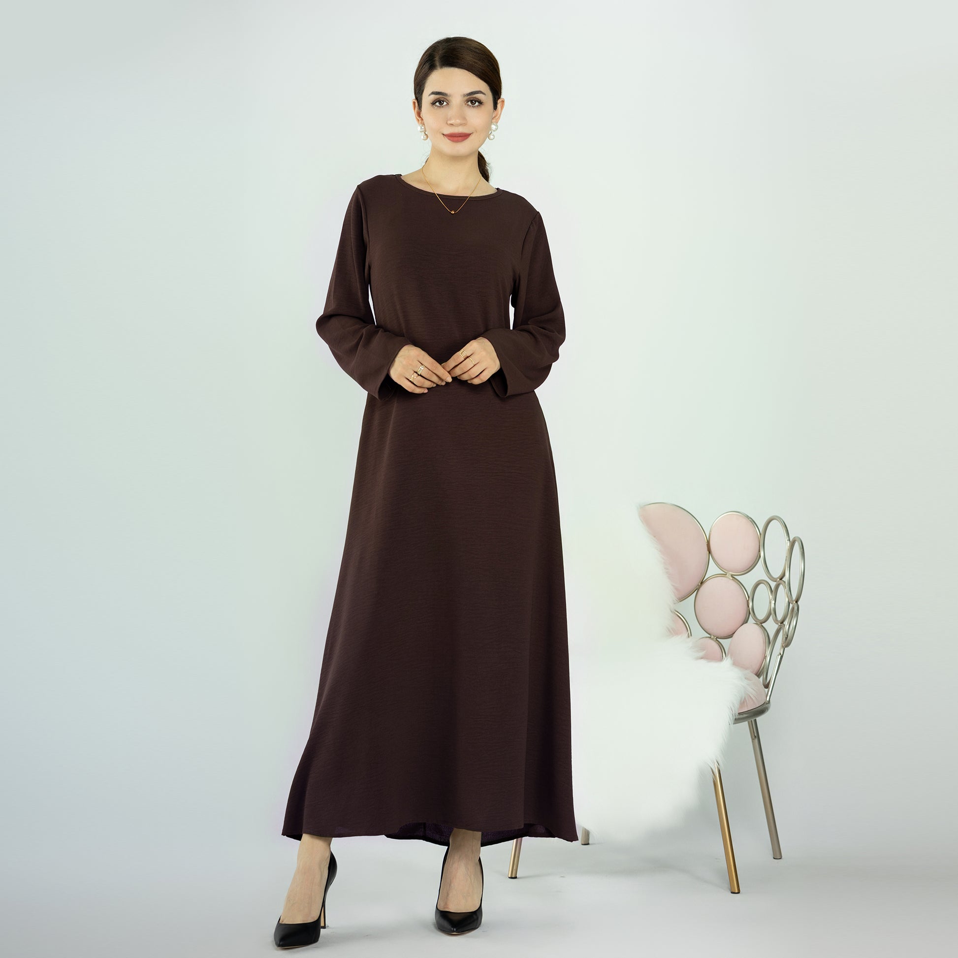 Modest Slip Dress Abaya