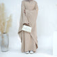 Modest Butterfly Abaya - Beige