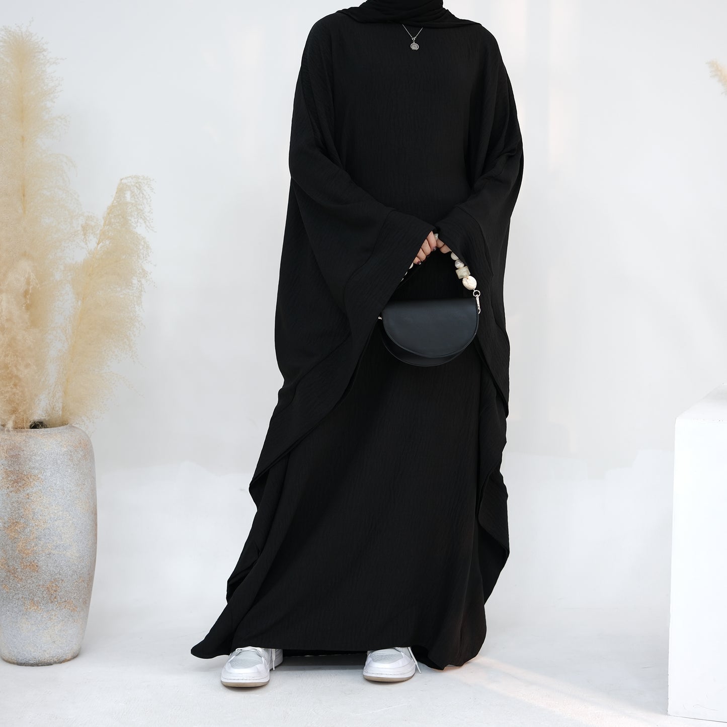 Modest Butterfly Abaya - Black