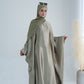 Modest Butterfly Abaya - Olive Green