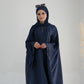 Modest Butterfly Abaya - Navy Blue