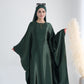 Modest Butterfly Abaya - Emerald Green