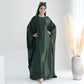 Modest Butterfly Abaya - Emerald Green