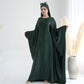 Modest Butterfly Abaya - Emerald Green