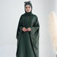 Modest Butterfly Abaya - Emerald Green