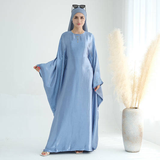 Modest Butterfly Abaya - Ocean Blue