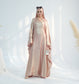 Modest Shimmery Butterfly Abaya - Pink