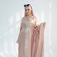 Modest Shimmery Butterfly Abaya - Pink