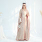 Modest Shimmery Butterfly Abaya - Pink