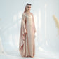 Modest Shimmery Butterfly Abaya - Pink