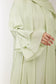 Kamelia Luxury Two Piece Abaya - Apple Green