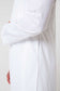 Al-Shiaka® Saudi Collared Thobe - White
