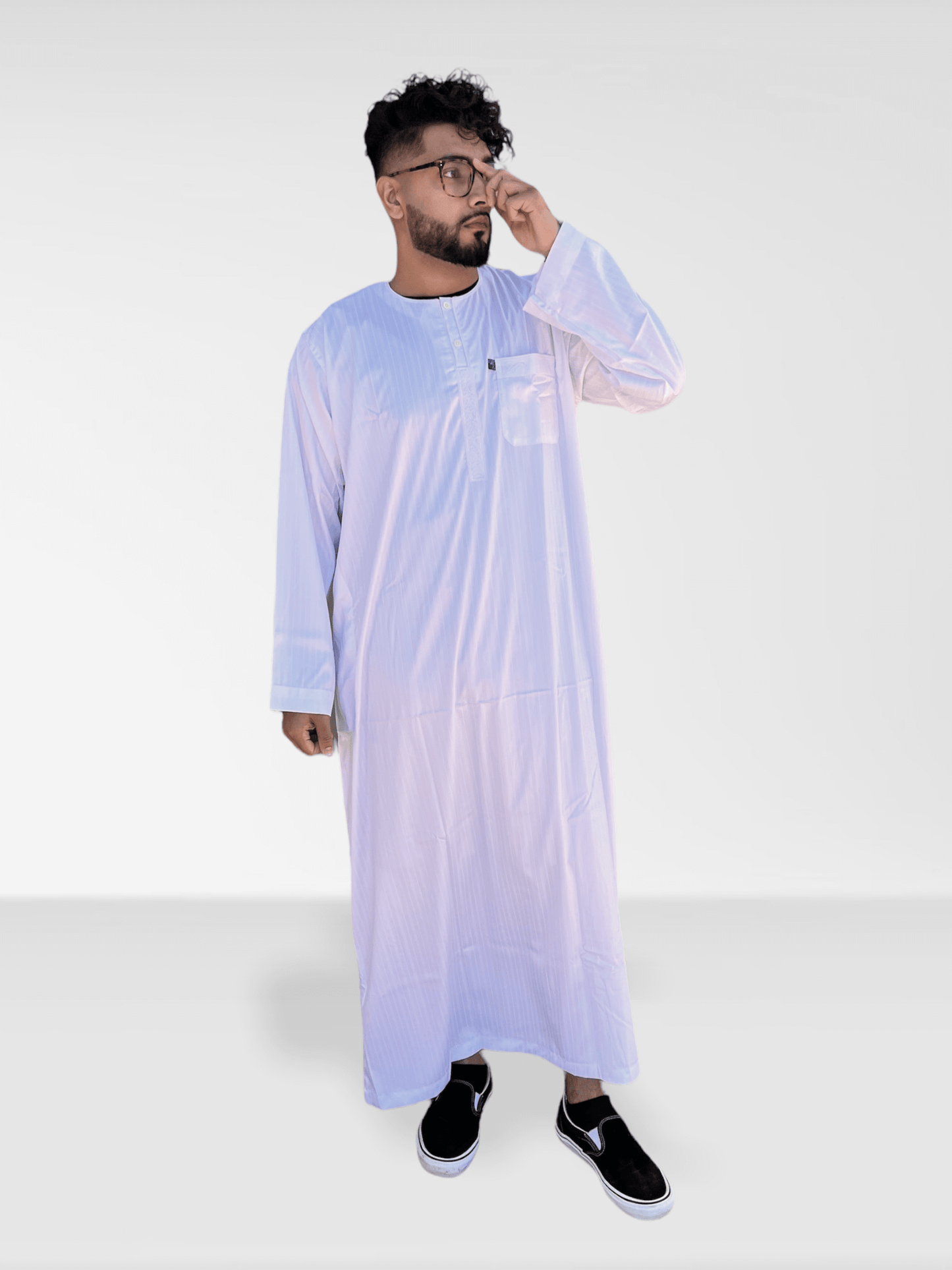 Ikaf® Full Sleeve Thobe - White