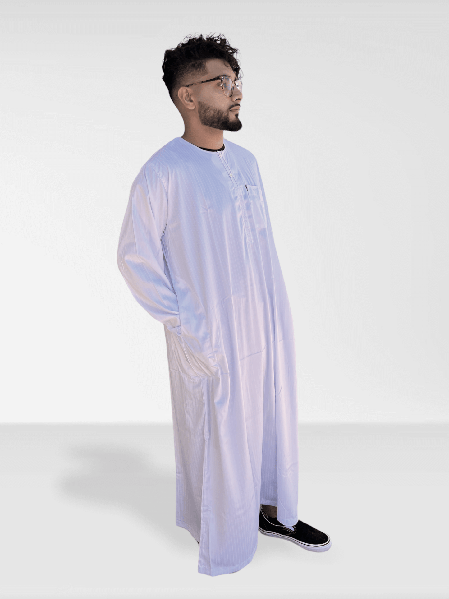 Ikaf® Full Sleeve Thobe - White