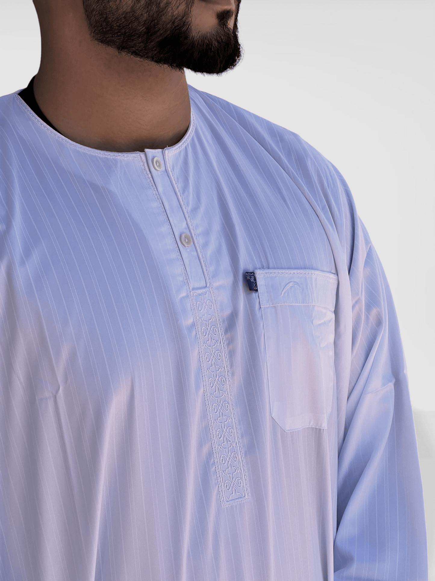 Ikaf® Full Sleeve Thobe - White