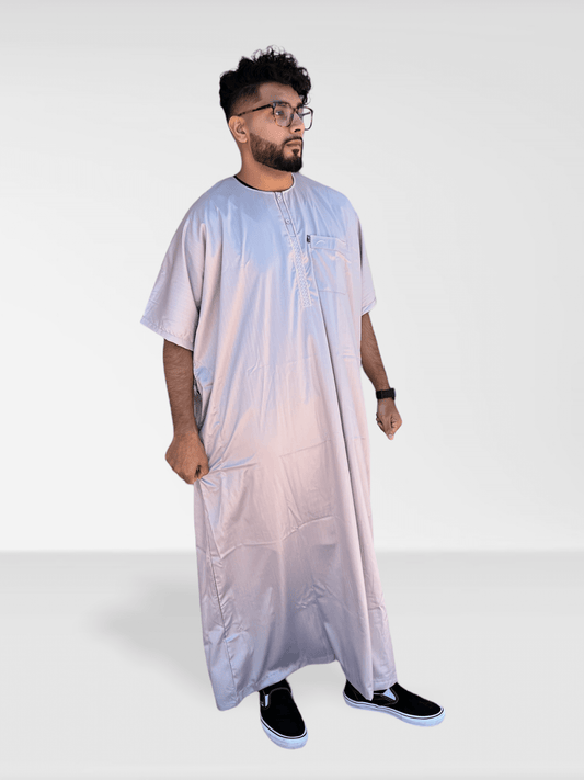 Ikaf® Half Sleeve Thobe - Beige