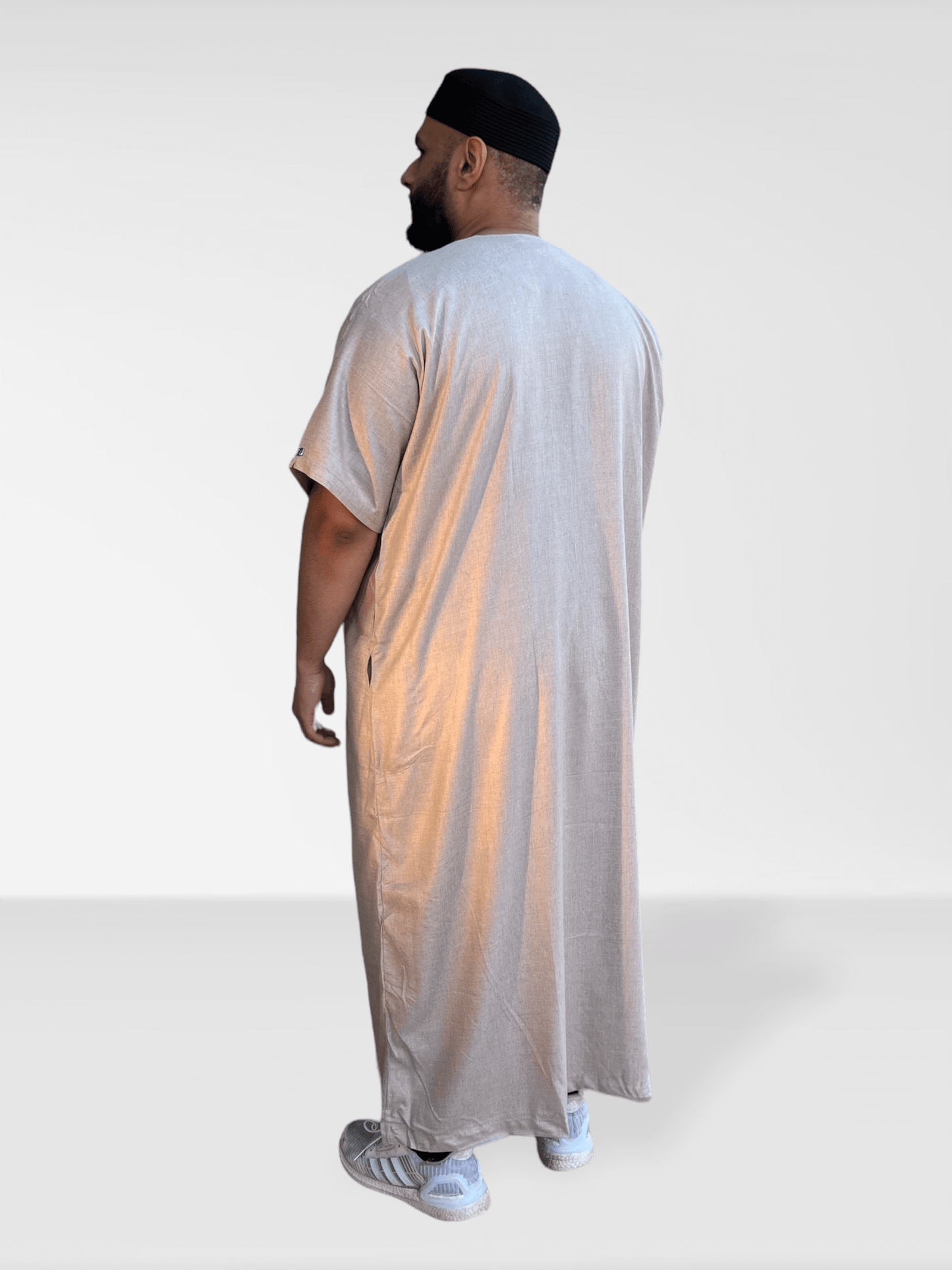 Ikaf® Half Sleeve Thobe - Cream